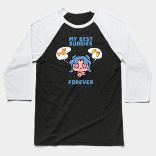 My Best Buddies Forever for Dog Lovers Baseball T-Shirt